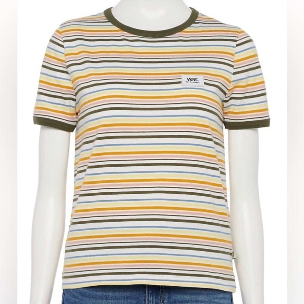 Vans  Off The Wall Stripped Top l SIZE S